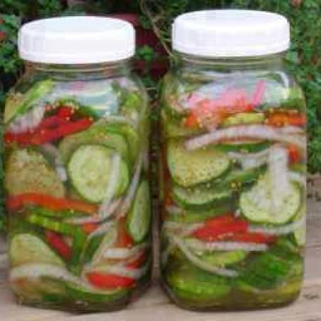 Fresh Pickled Cucumber Salad