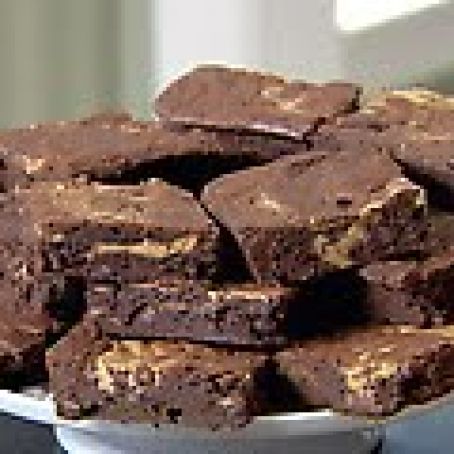 Peanut Swirl Brownies