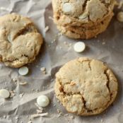 Toasted Coconut and White Chocolate Chip Cookies