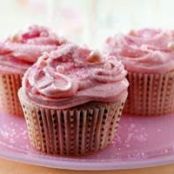 Pink Champagne Cupcakes