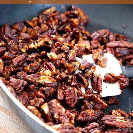 5 Minute Perfect Caramelized Nuts