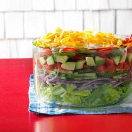 Mexican Layered Salad ~Taste of Home
