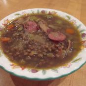 Lentil Soup with Kielbasa | Clare Fare