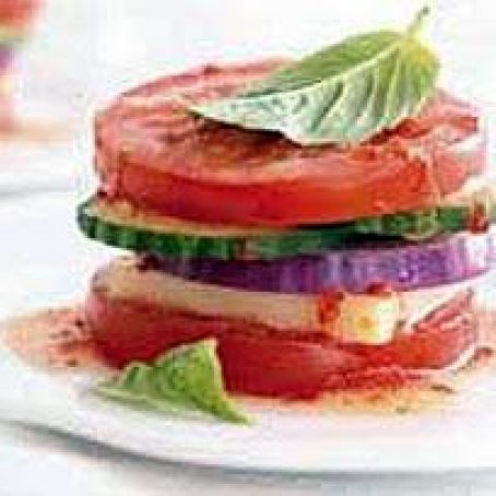 Garden Vegetable Salad Stacker