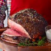 Herb-Crusted Prime Rib with Horseradish Cream
