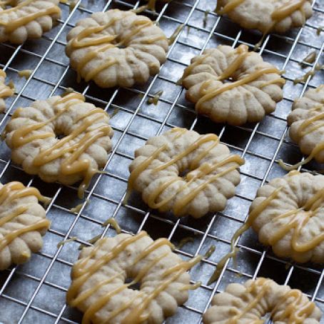 Caramel Macchiato Spritz Cookies