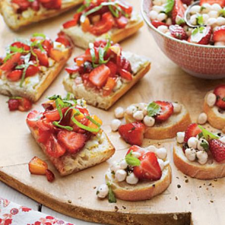 Strawberry Bruschetta