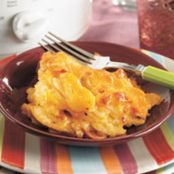 Cheddar, Potato, and Bacon Gratin