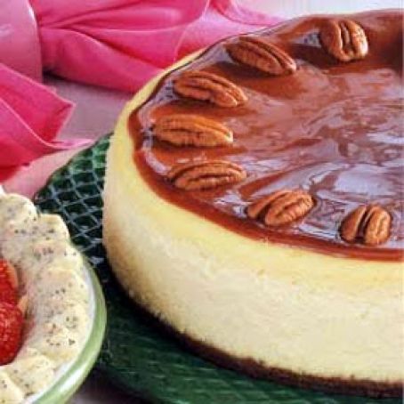Caramel Praline Cheesecake