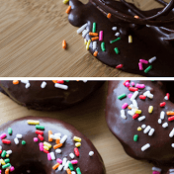 Double Chocolate Doughnuts