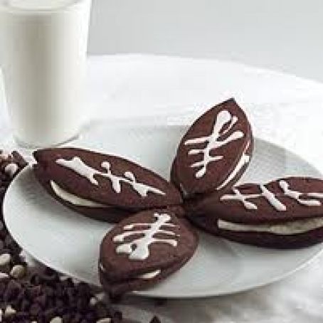 Chocolate Shortbread Footballs