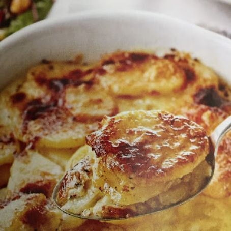 Scalloped Potatoes with Fontina and Sage