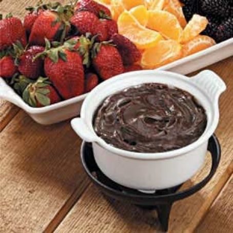 Chocolate Caramel Fondue Recipe