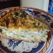 Green Chile Spinach Quiche