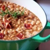 Beer-Baked White Beans