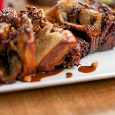 Chocolate Hazelnut Pull-Apart Bread