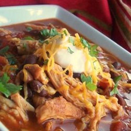 Slow Cooker Chicken Taco Soup