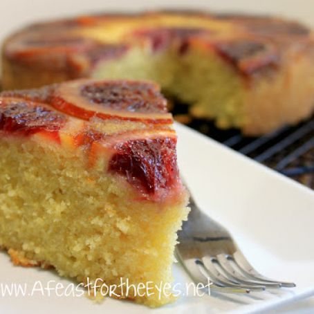 Blood Orange Upside Down Cake