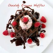 Chocolate Brownie Waffles