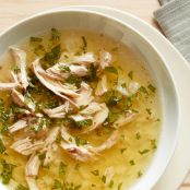 Meals (Portuguese Chicken, Lemon and Mint Soup)