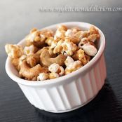 Peanut Butter Caramel Corn with Cashews