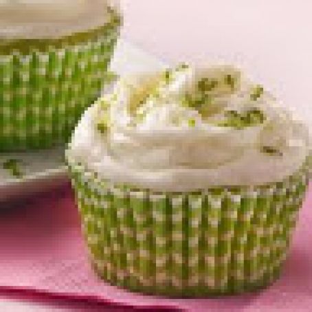 KEY LIME CUPCAKES WITH CREAMY LIME FROSTING