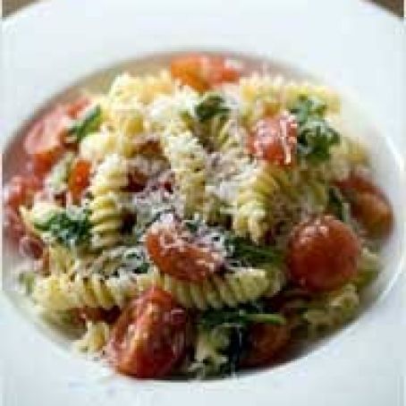 PASTA w/CHERRY TOMATOES & ARUGULA