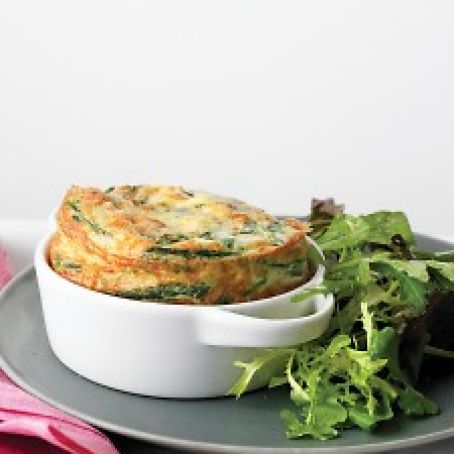Spinach Frittata with Green Salad (MS)
