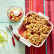 Peach-Raspberry Crisp