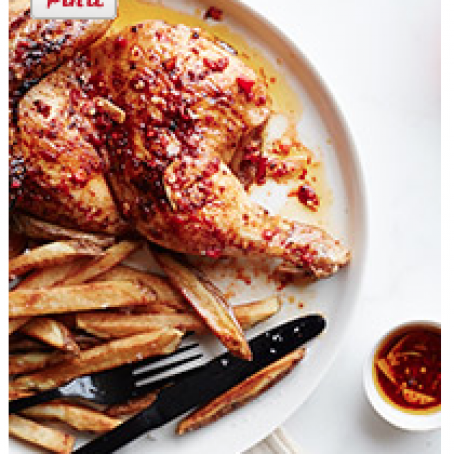 Grilled Chicken with Spicy-Sweet Chile Oil