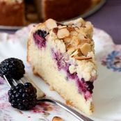 Blackberry Sour Cream Coffee Cake