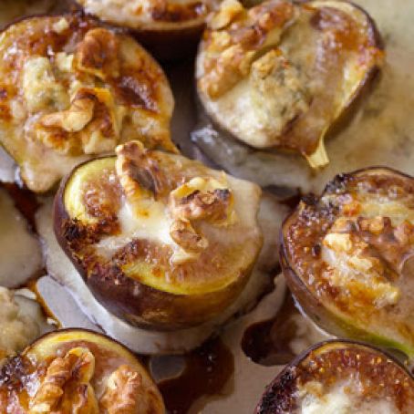 Figs Stuffed with Gorgonzola and Walnuts Recipe - Anne Burrell