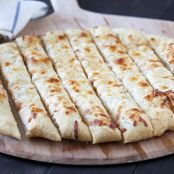Cheesy Garlic Beer Breadsticks