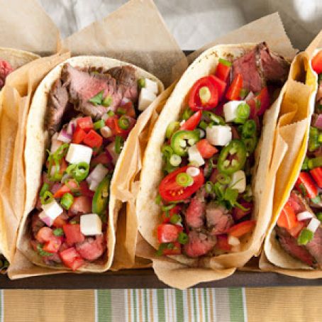 Sweet and Spicy Steak Tacos