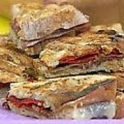 Spanish Style Pressed Ham and Cheese Sandwiches