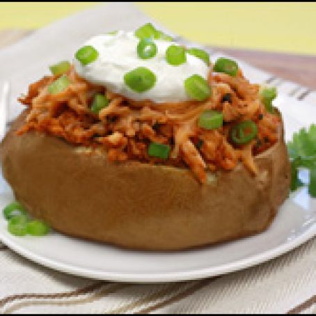 BBQ Chicken Stuffed Potato