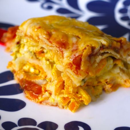 Crock Pot Mexican Tortilla Lasagna