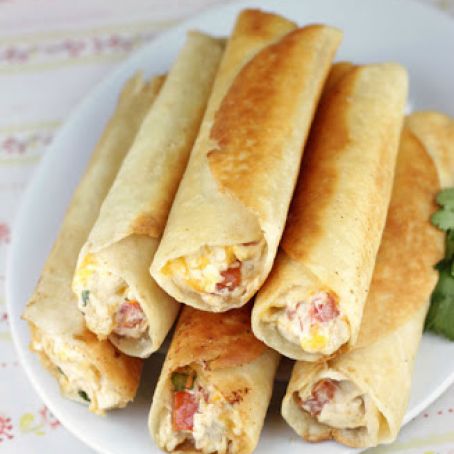 Chicken & Cream Cheese Taquitos