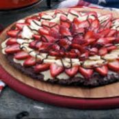 Banana-Berry Brownie Pizza Recipe