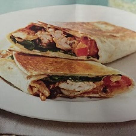 Chicken Wraps with Chipotle Sauce