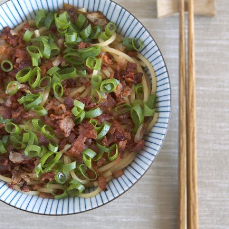 Hong Kong Noodles with Shallot Oil
