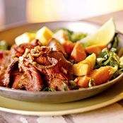 Sizzling Beef Salad with Fresh Tomato Salsa