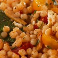 Israeli couscous salad with smoked paprika