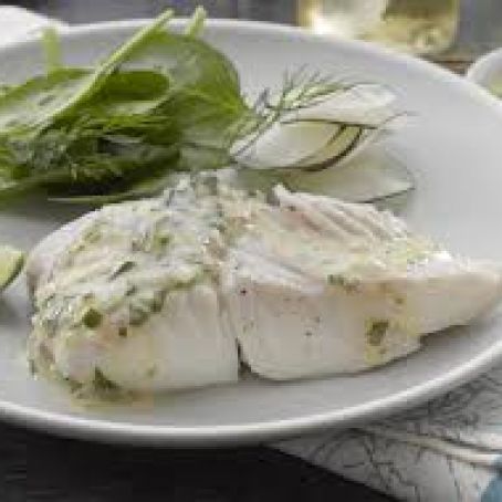 Poached Herbed Fish