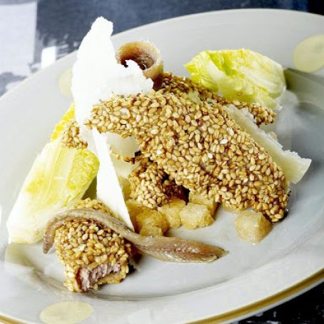 Caesar Salad with Duck and Sesame