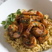 Cajun shrimp scampi.