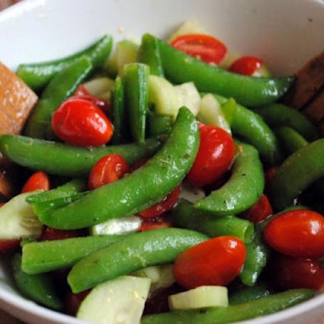 Snap Pea and Cucumber Salad