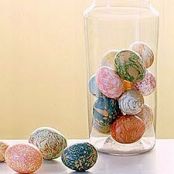 Marbleized Easter Eggs