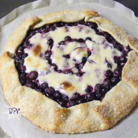 Blueberry Cheesecake Galette