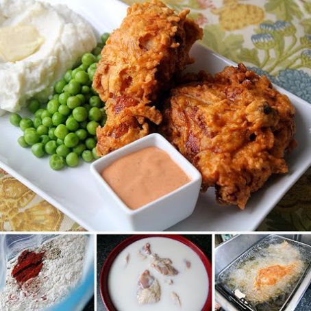 Extra-Crispy Spicy Fried Chicken with “Delta” Sauce